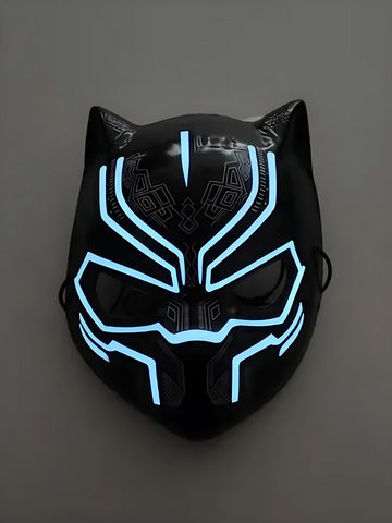 Black Panther LED Mask
